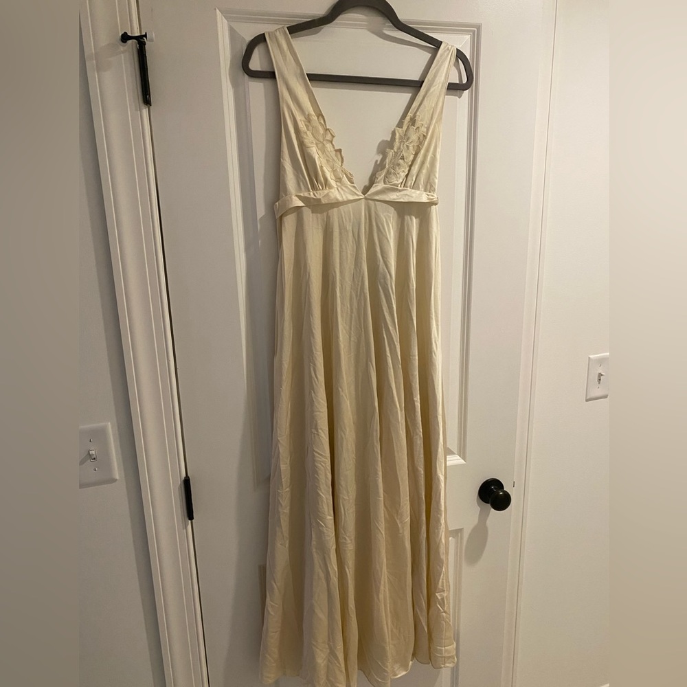 Creme Slip Dress